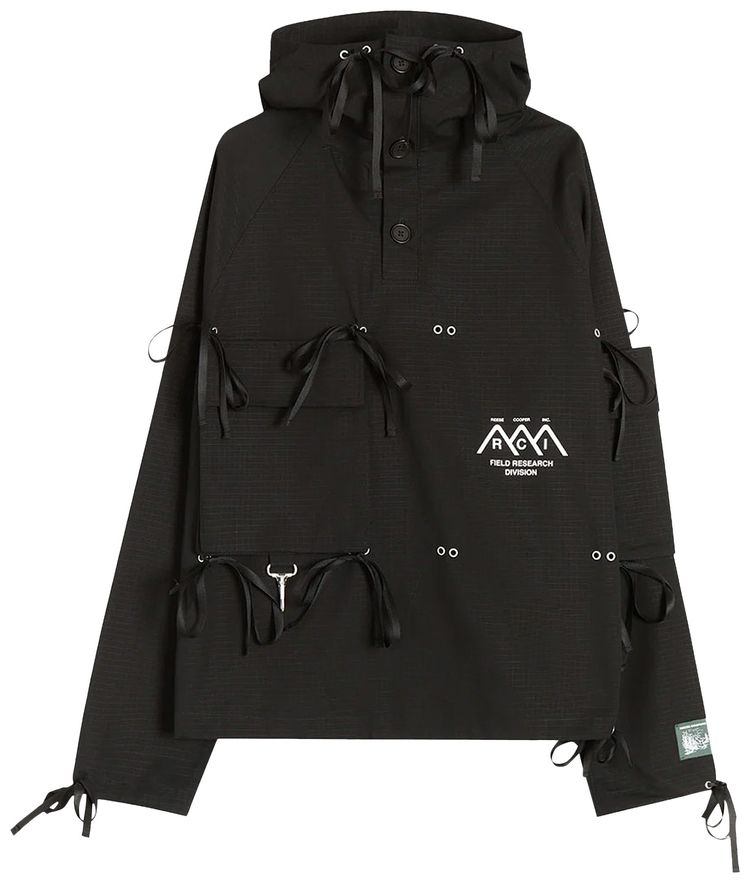 Reese Cooper Modular Pocket Anorak Black