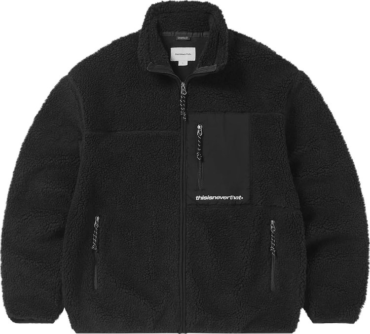 thisisneverthat SP Sherpa Fleece Jacket 'Black'