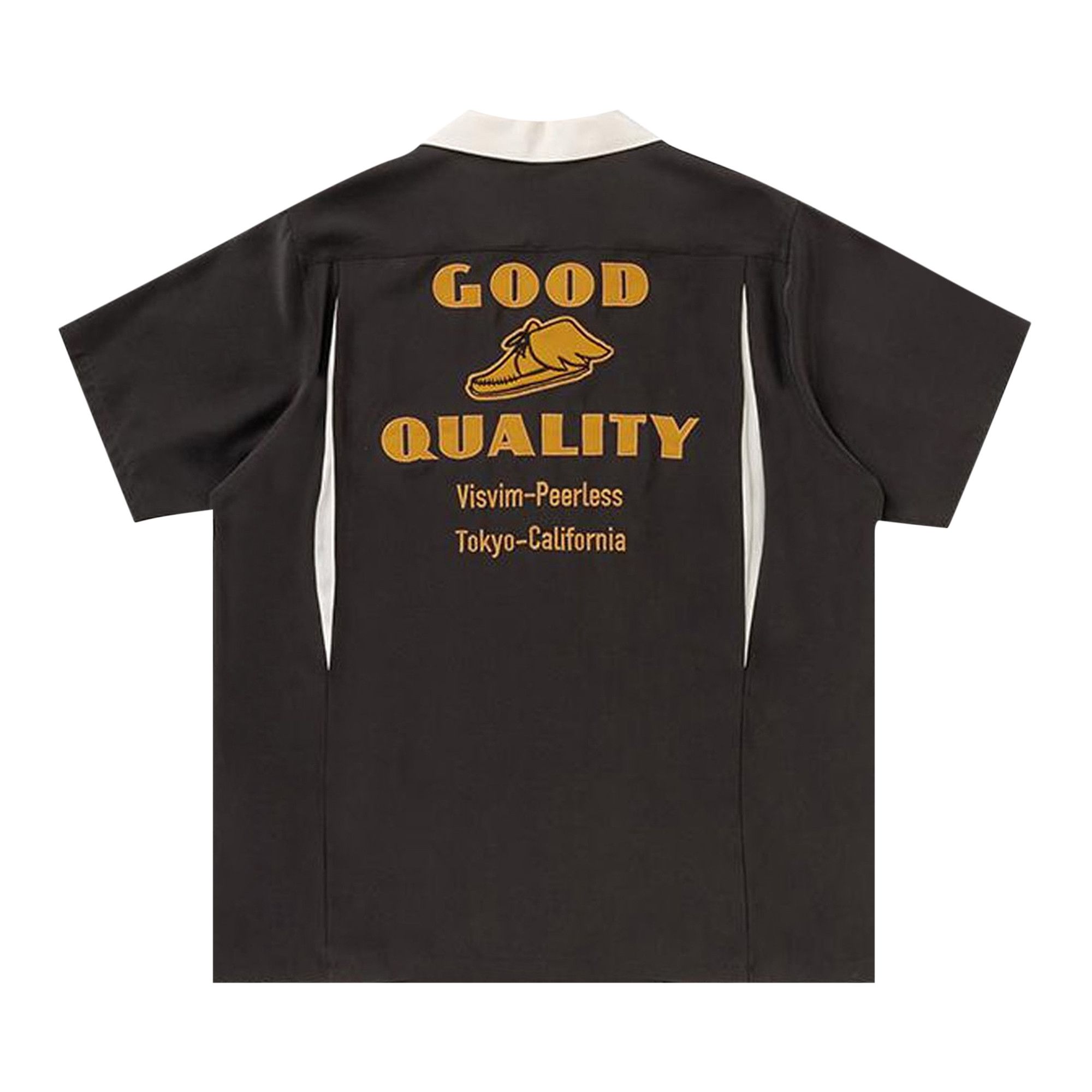 期間限定・お買い得商品: |産地直送 Buy Visvim 123205011004 - 'Black' Shirt Short-Sleeve Hacking トップス