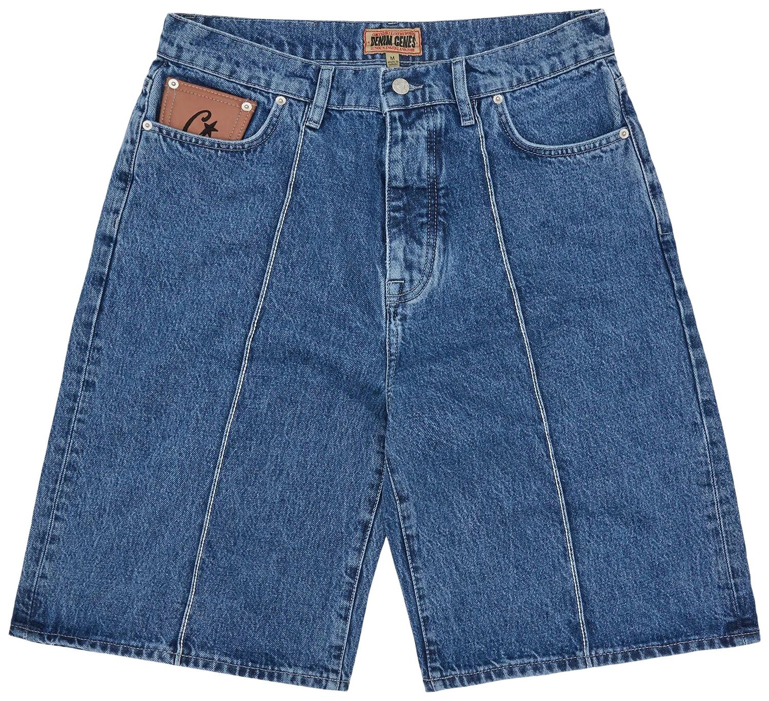 Buy Corteiz CStar Denim Jorts 'Faded Blue' 7892 1SS230202CSDJ FADE