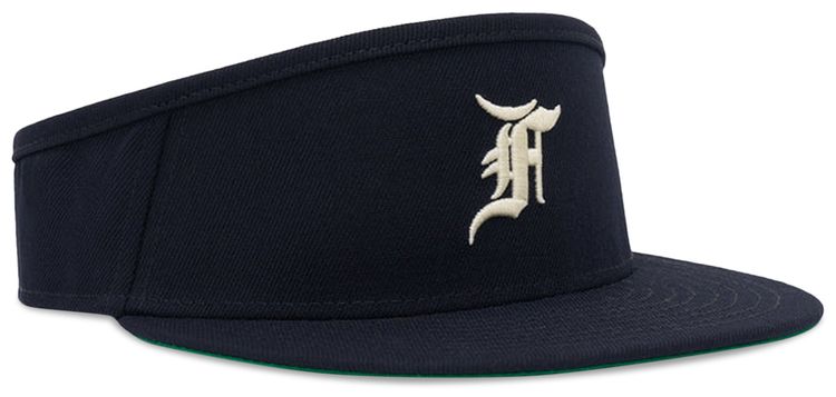 Fear of God Essentials x New Era Fitted Visor Navy
