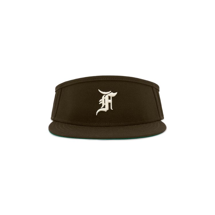 Fear of God Essentials x New Era Fitted Visor Walnut