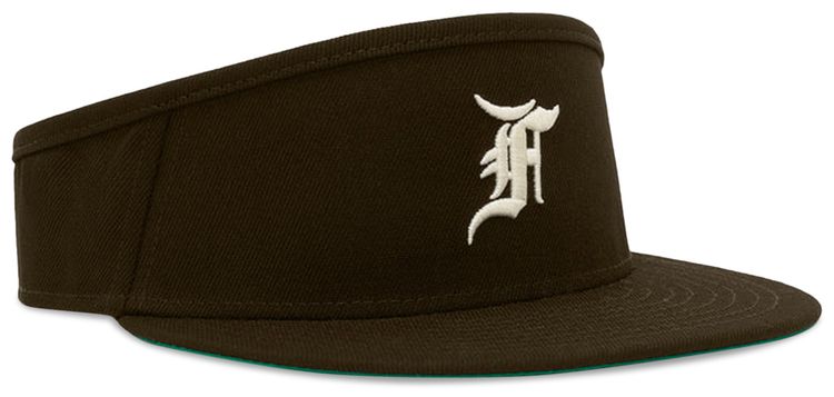 Fear of God Essentials x New Era Fitted Visor Walnut