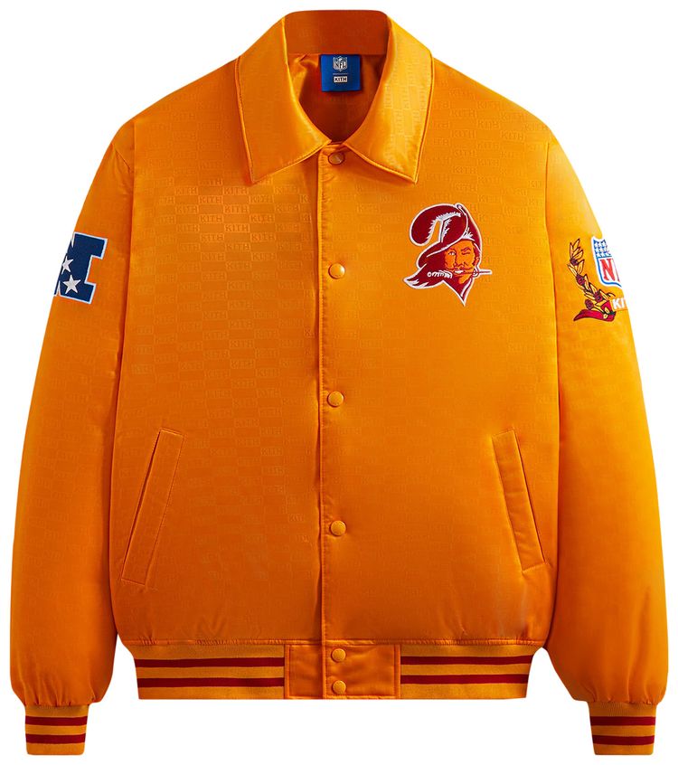 Kith For The NFL Buccaneers Satin Bomber Jacket Cone
