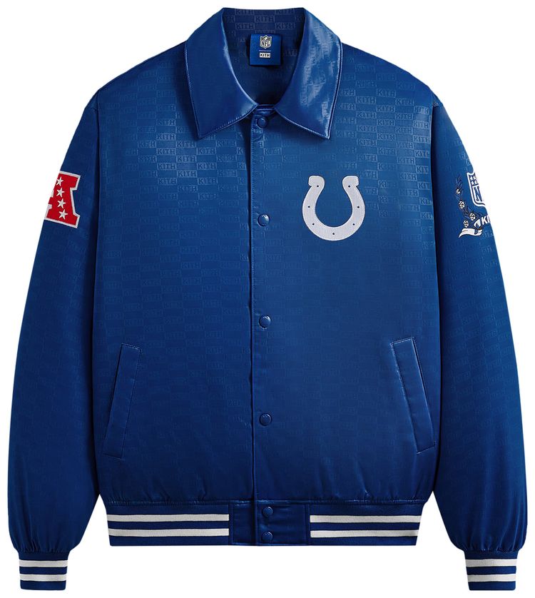 Kith For The NFL Colts Satin Bomber Jacket Entice