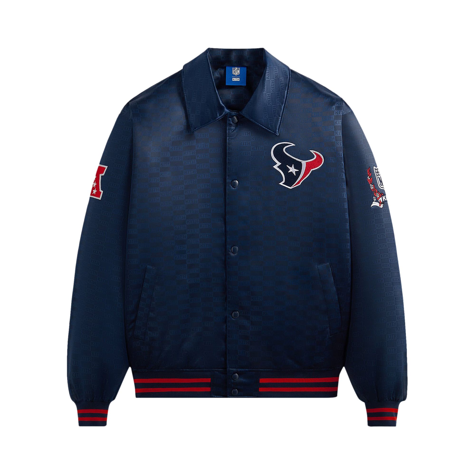Buy Kith For The NFL: Texans Satin Bomber Jacket 'Meter