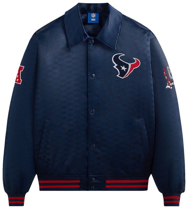 Kith For The NFL Texans Satin Bomber Jacket Meter