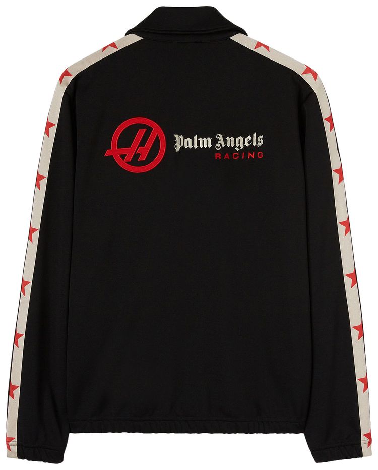 Palm Angels x Haas MoneyGram Track Jacket BlackRedWhite