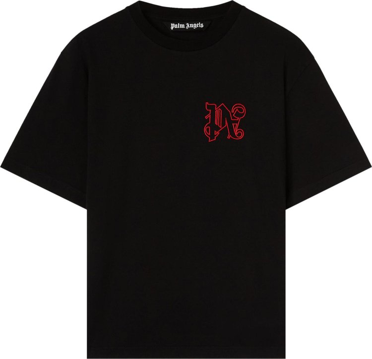 Buy Palm Angels x Haas MoneyGram F1 Team T-Shirt 'Black/Red/White ...