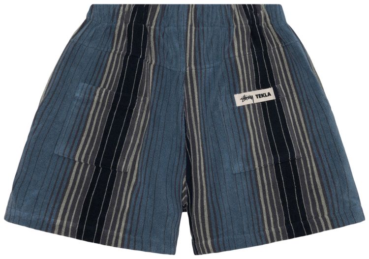 Stussy x Tekla Terry Shorts Multi Striped