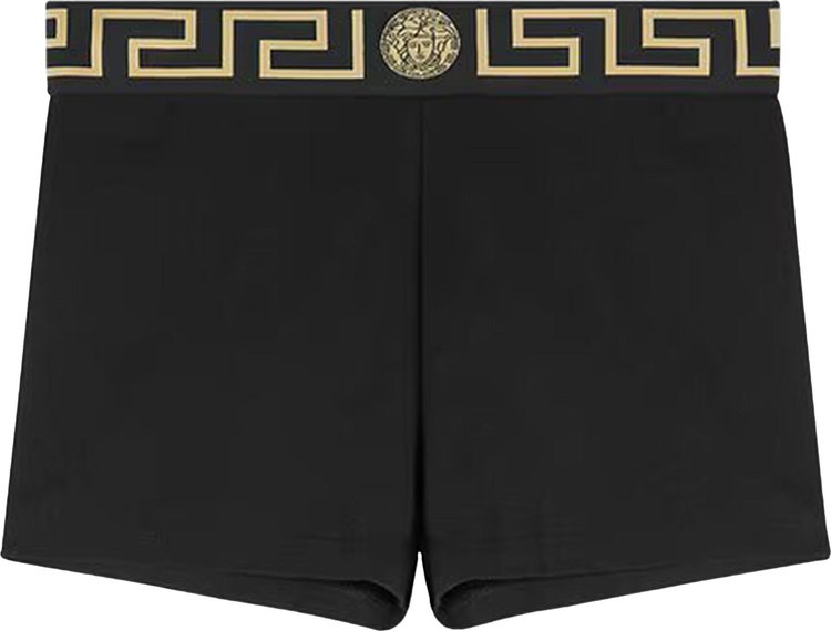 Buy Versace Greca Border Trunks 'Black' - 1008599 A232741 A1008 | GOAT