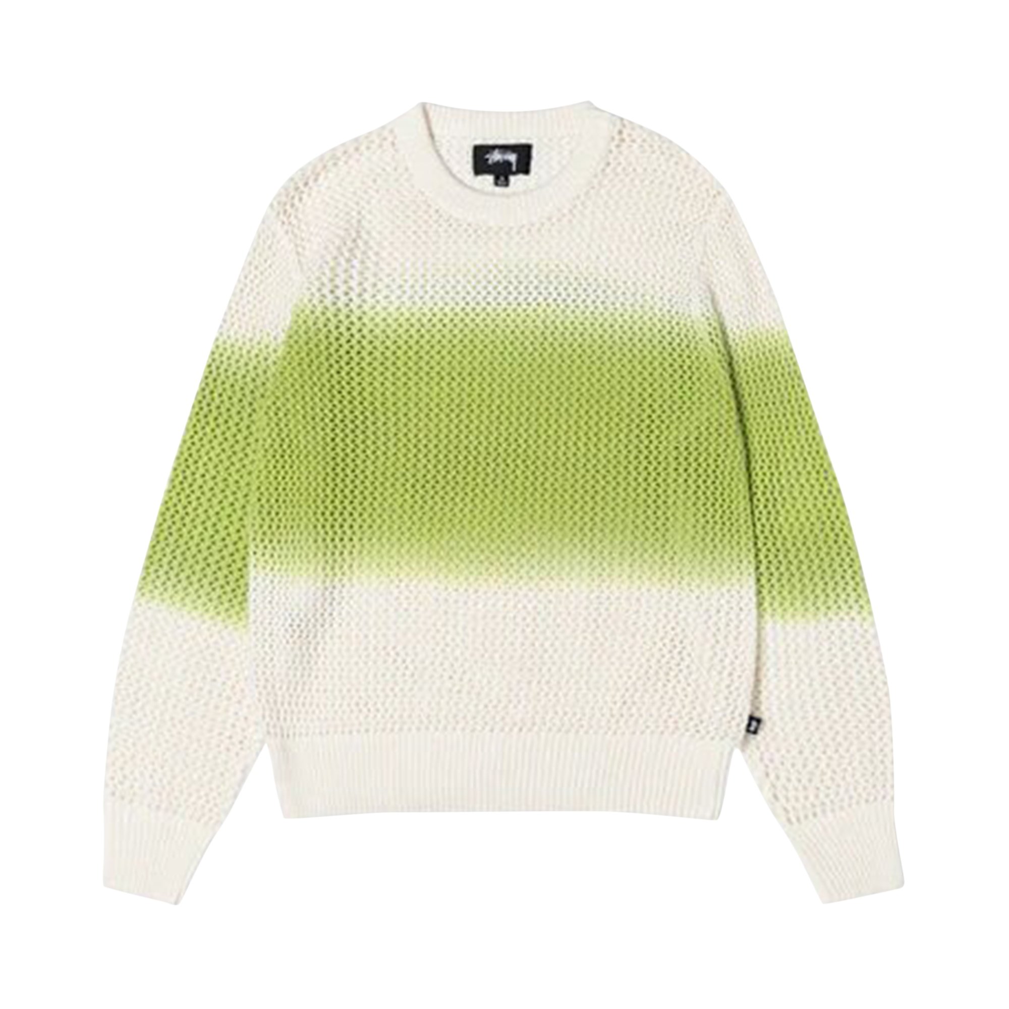 Buy Stussy Pigment Dyed Loose Gauge Sweater 'Bright Green