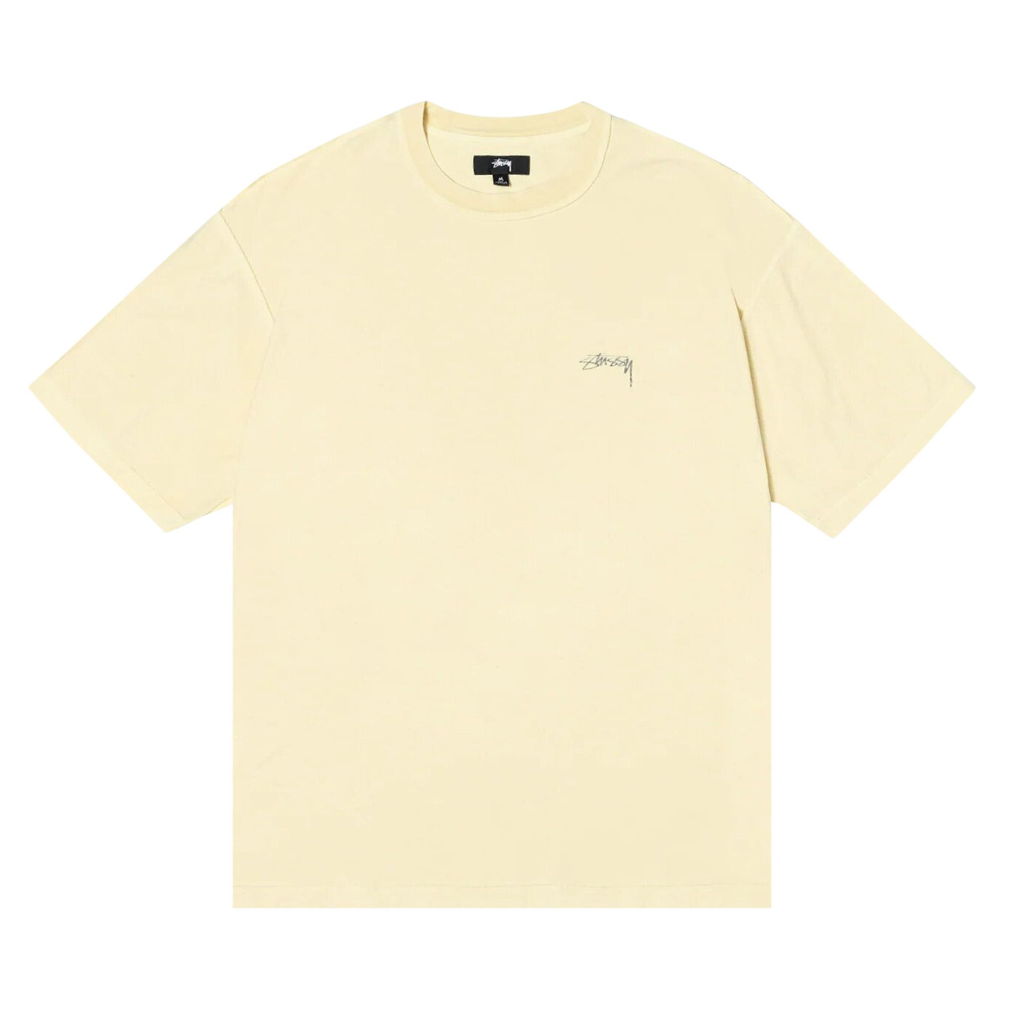 Stussy yellow crew store neck