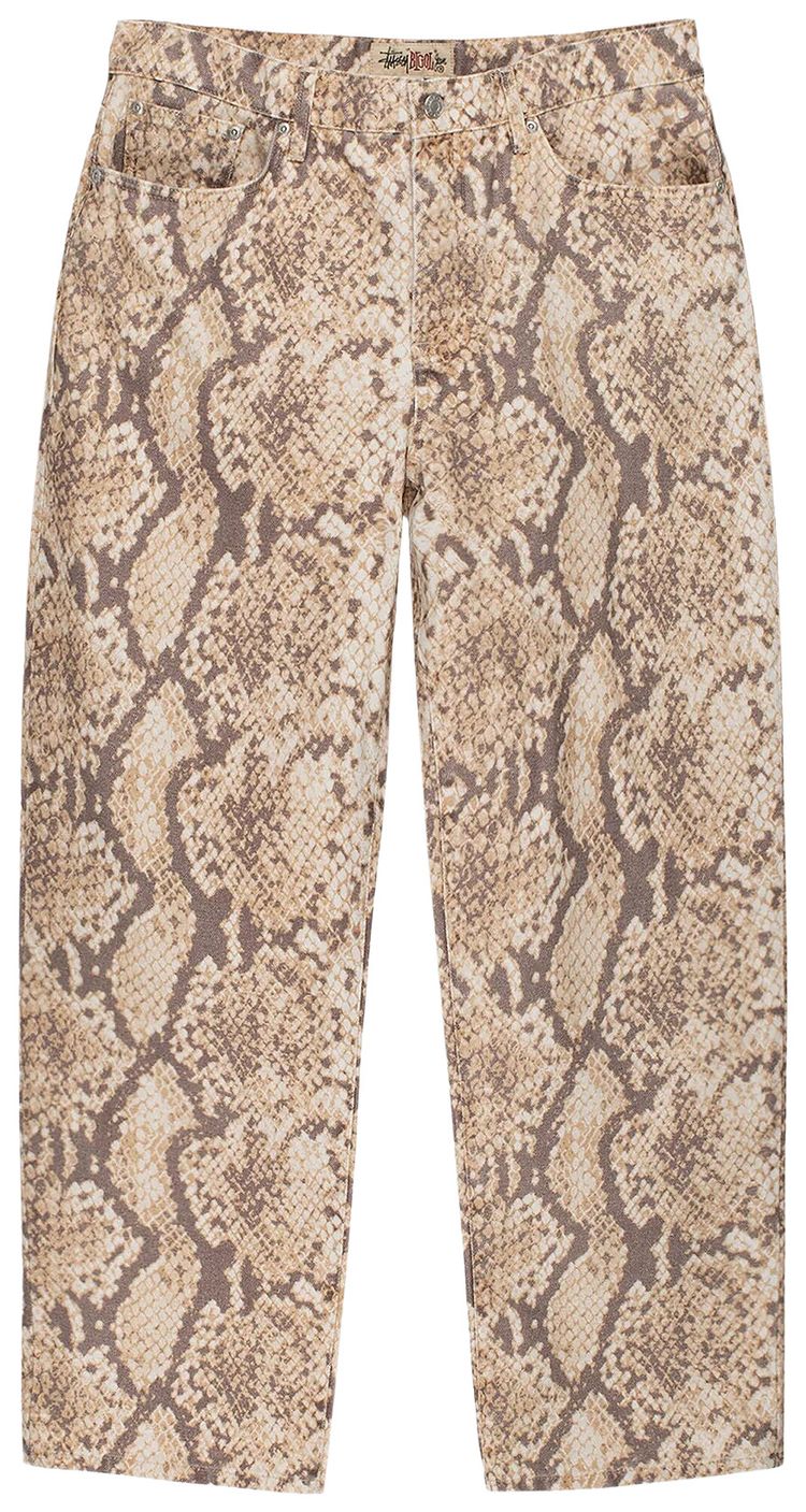 Stussy Washed Canvas Big Ol Jeans Python