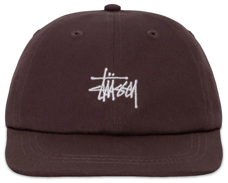 Stussy Basic Stock Low Pro Cap Chocolate