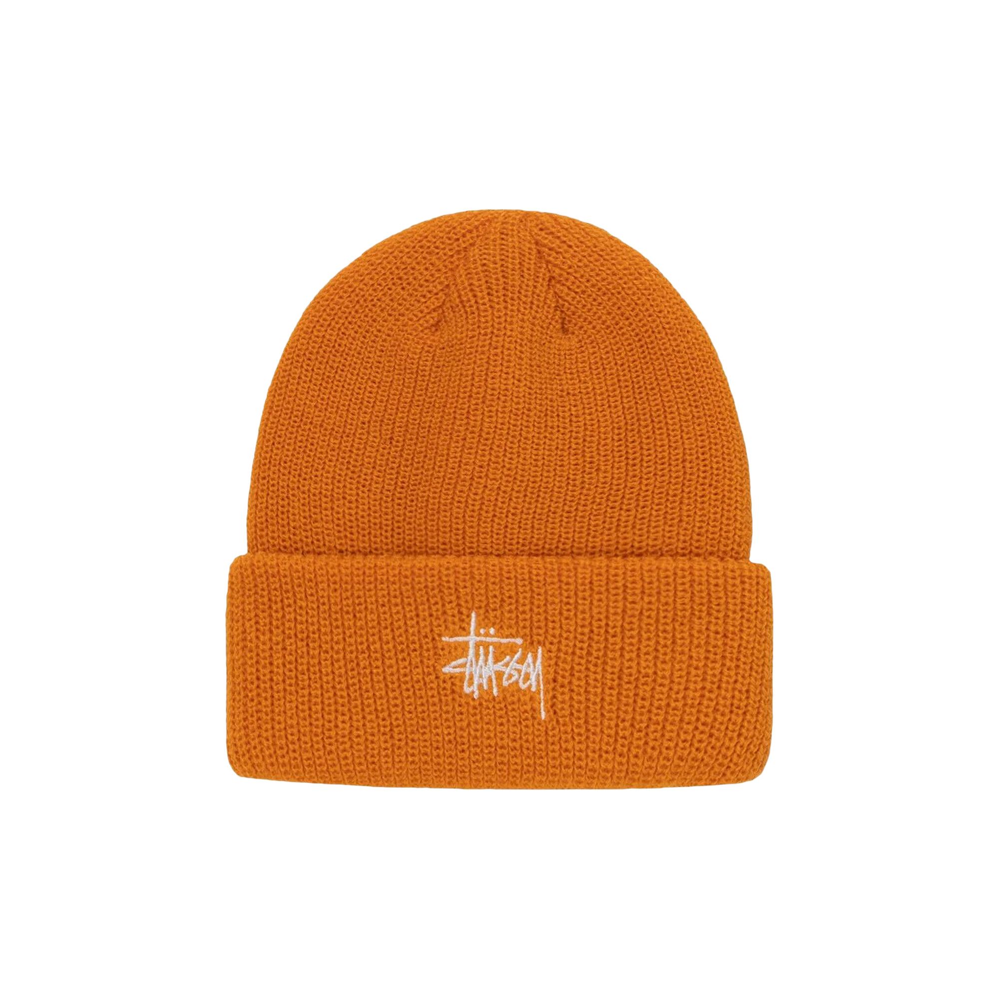 Buy Stussy Basic Cuff Beanie Tangerine 1321019 TANG GOAT UK