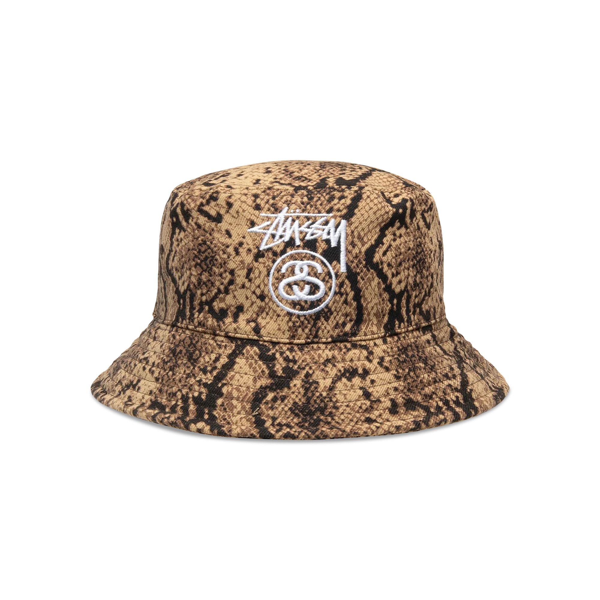 ★関税込★Stussy★DEEP BUCKET HAT STOCK LOCK★ハット★BROWN Buy Stussy Stock Lock Deep Bucket Hat 'Brown' - 1321175 BROW