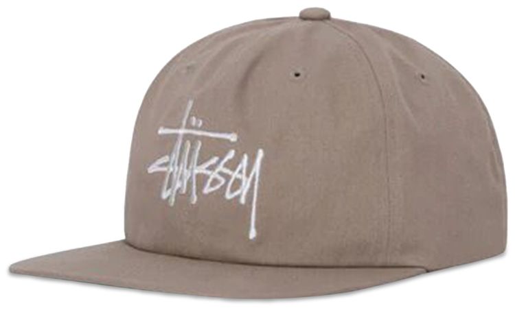 Stussy Basic Strapback Cap Khaki