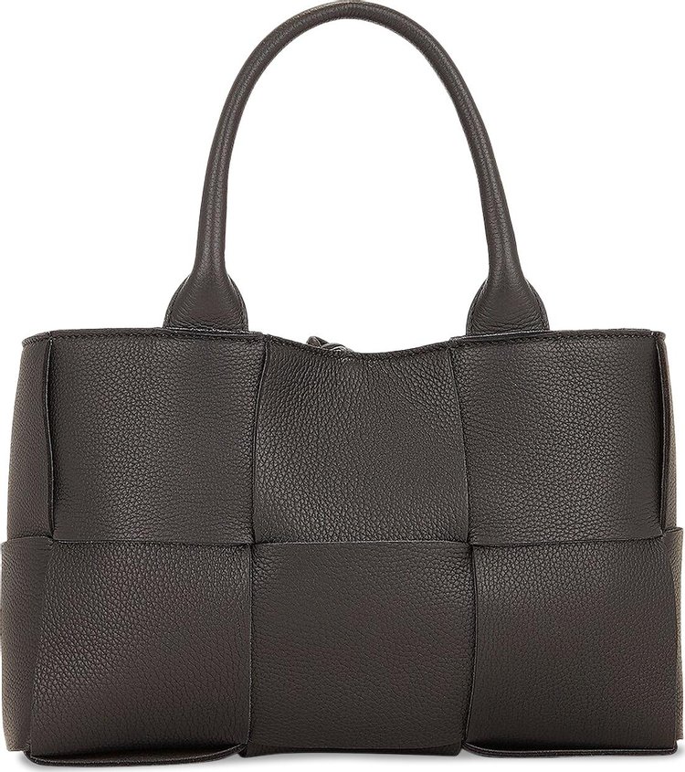 Bottega Veneta Mini Arco Tote Grainy Calf BlackGold