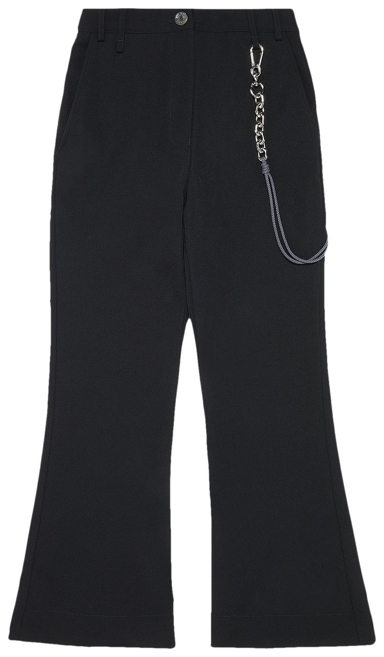 Song for the Mute Tailored Flared Pants Black