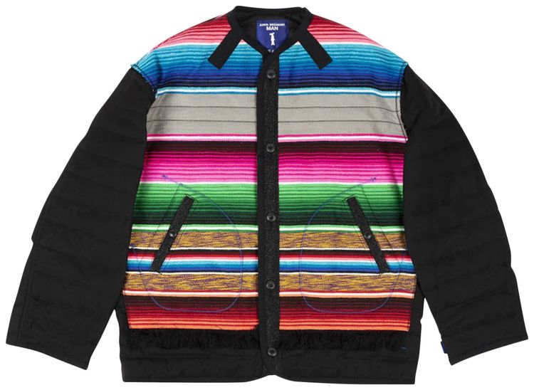 Junya Watanabe Serape Wool Jacket Multicolor