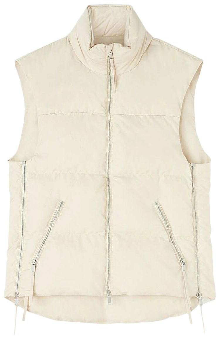 Jil Sander Down Vest Beige