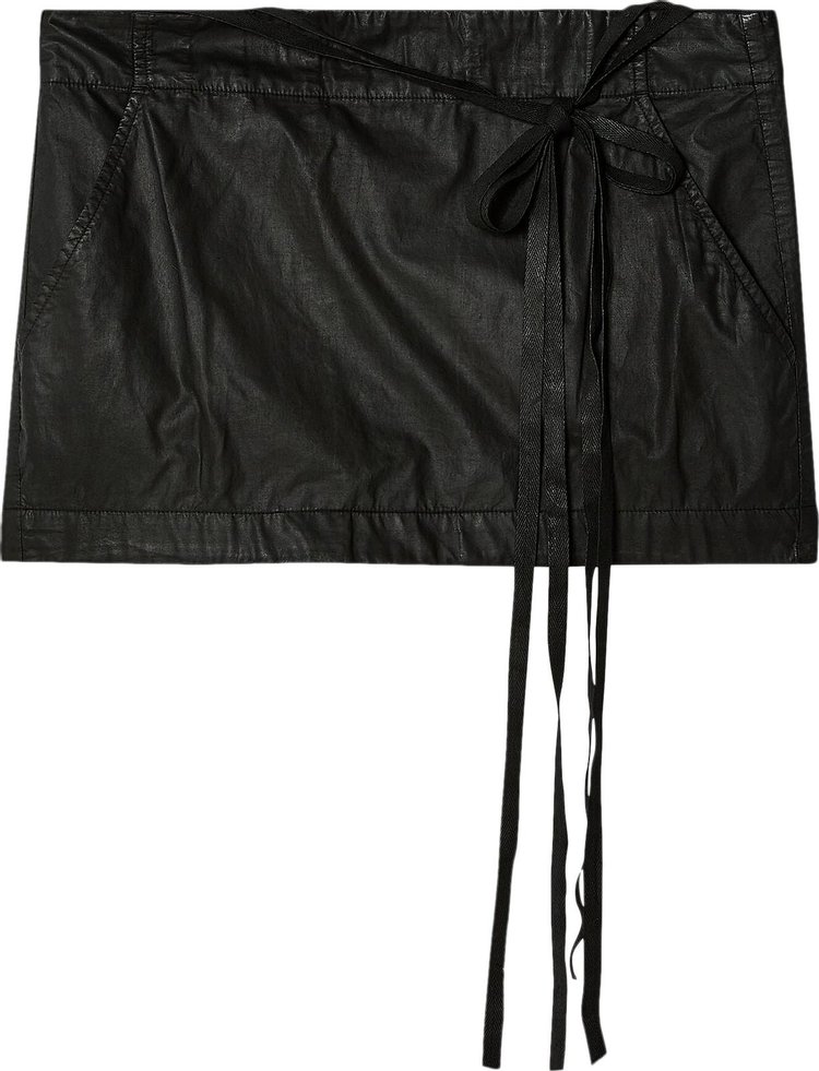 Ann Demeulemeester Magdalena Slouchy Waist Mini Skirt 'Black'