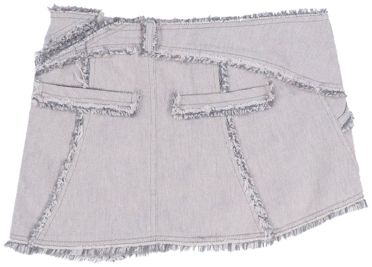 Hyein Seo Denim Mini Skirt Grey