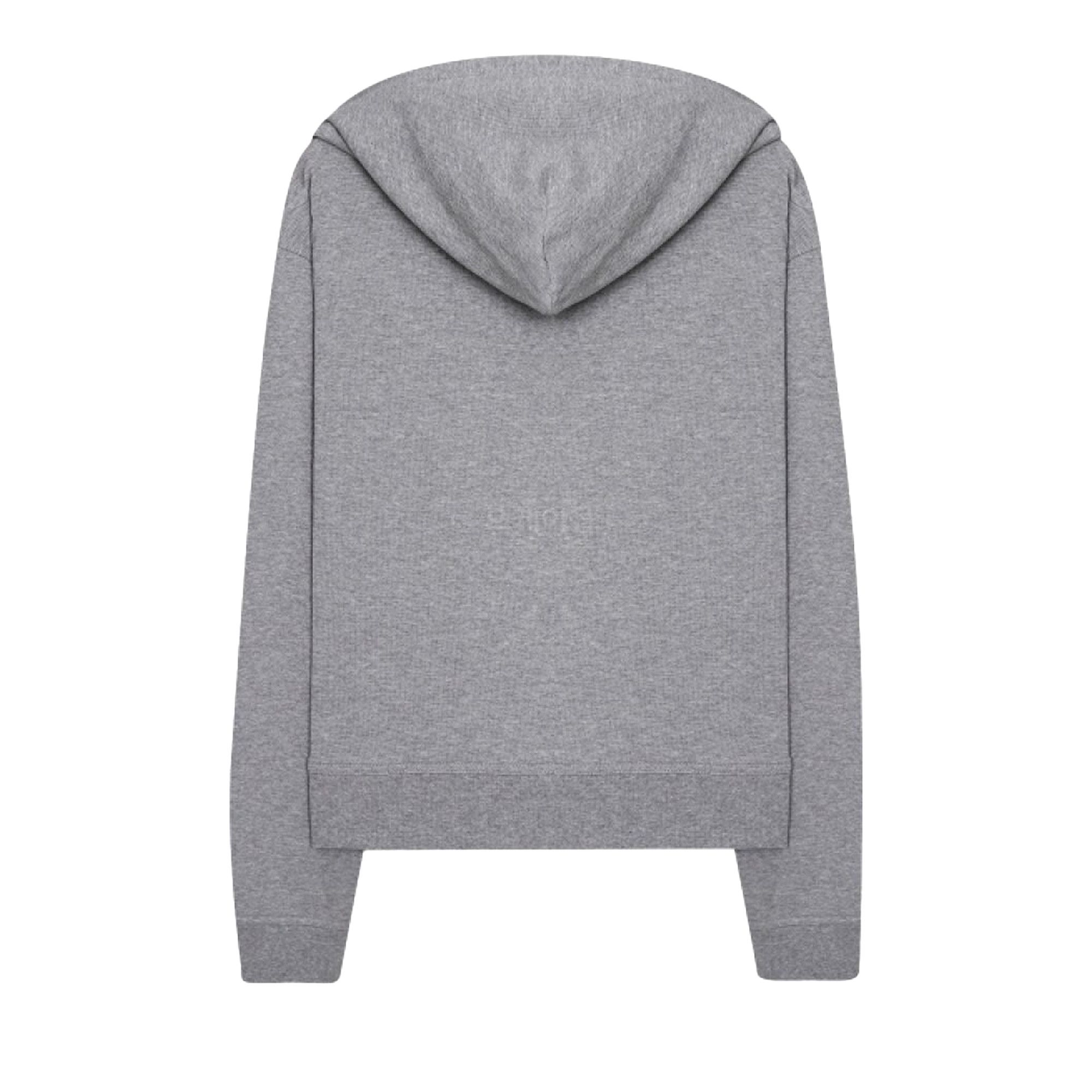Buy MM6 Maison Margiela Printed Logo Zip Up Hoodie 'Grey Melange' -  S52GU0188 S25575 853M | GOAT