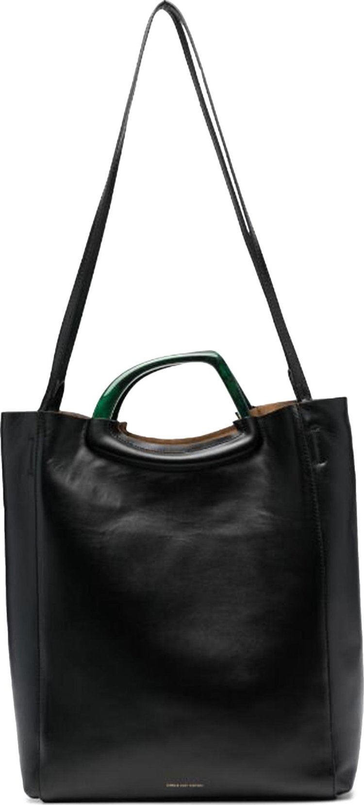 Dries Van Noten Leather Shopper Bag 'Black'