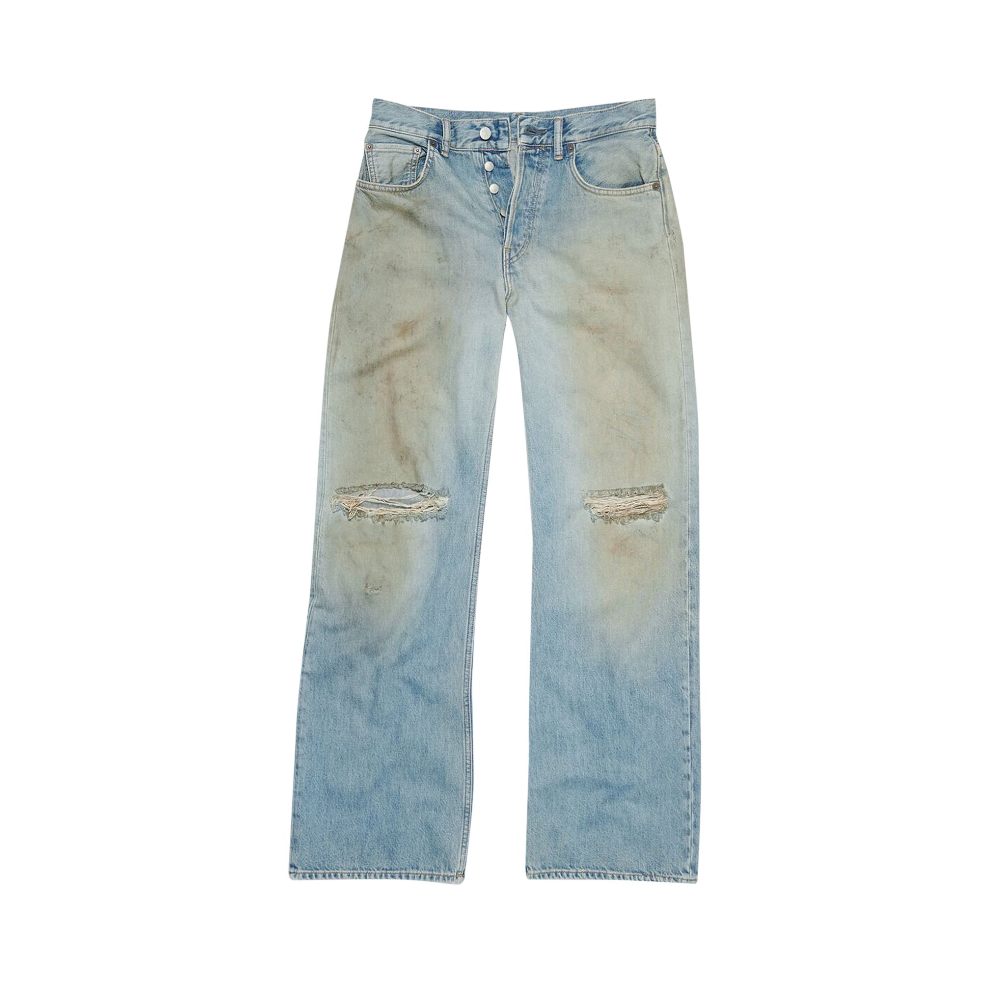 Buy Acne Studios Loose Fit Jeans 'Mid Blue' - A00402 GOAT MID