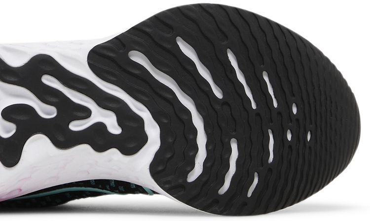 Nike Wmns React Infinity Run Flyknit 3 Black Pink Prime Dynamic Turquoise