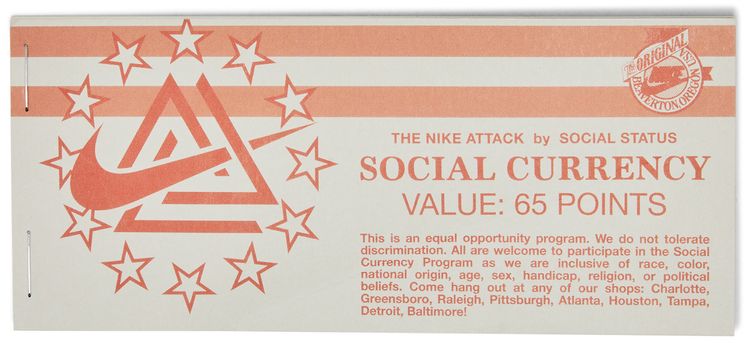 Social Status x Nike Mac Attack SP Silver Linings With Social Currency Stamp Booklet