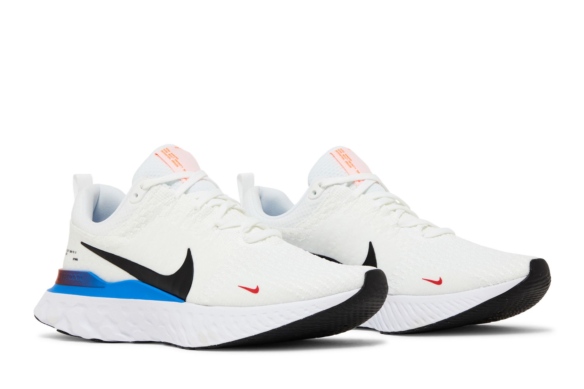Buy React Infinity Run Flyknit 3 White Photo Blue Red FJ3994 100 GOAT CA