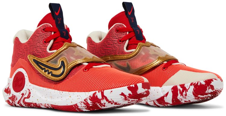 KD Trey 5 X University Red Metallic Gold