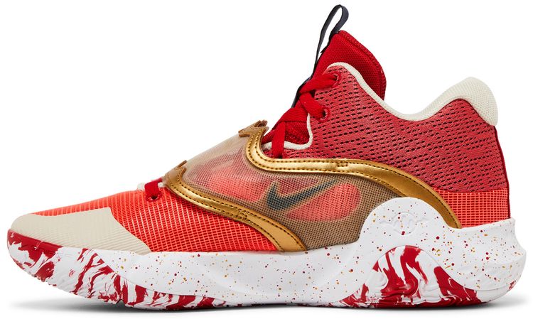 KD Trey 5 X University Red Metallic Gold