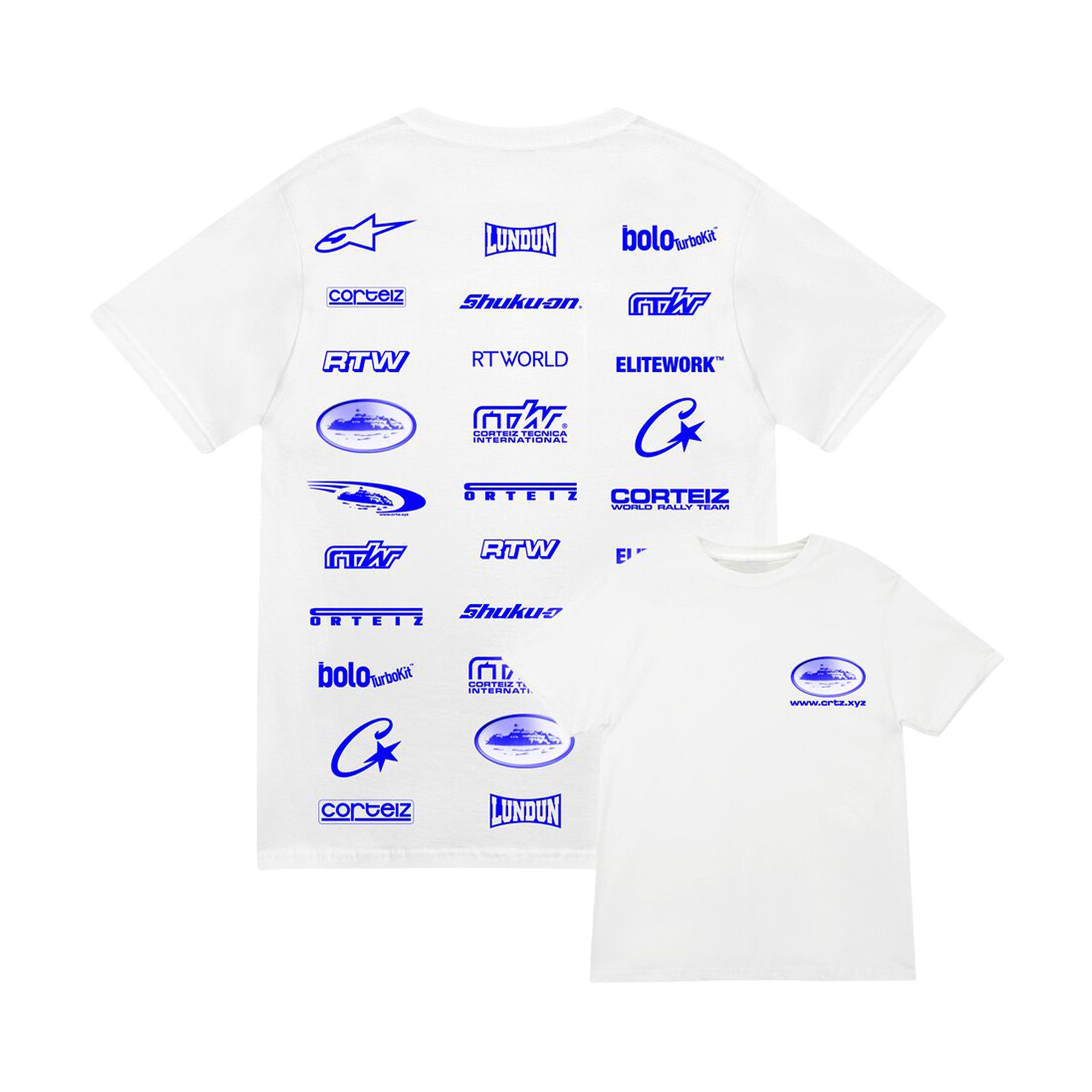 Buy Corteiz Rally Vinylz Tee 'White' - 7892 1FW230103RVT