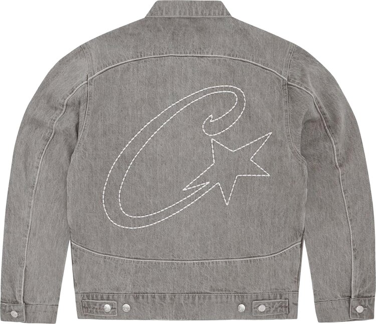 Corteiz C Star Denim Trucker Jacket Grey