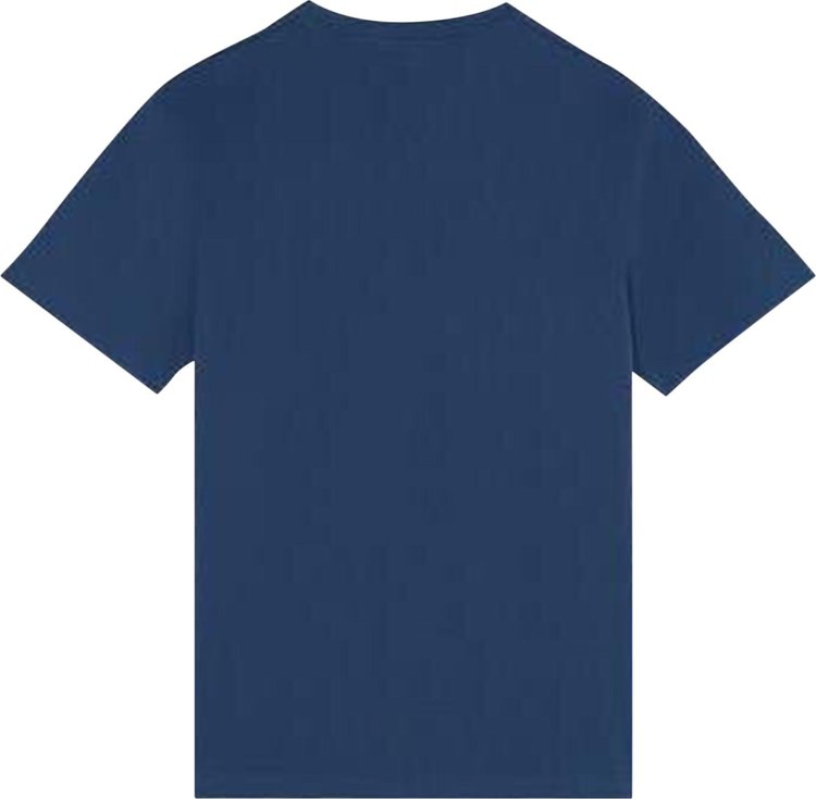 Maison Kitsune Mini Handwriting Tee Blue