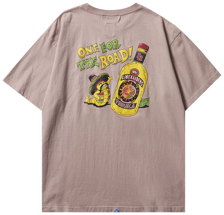 Liberaiders Tequila Bottle Tee Pink
