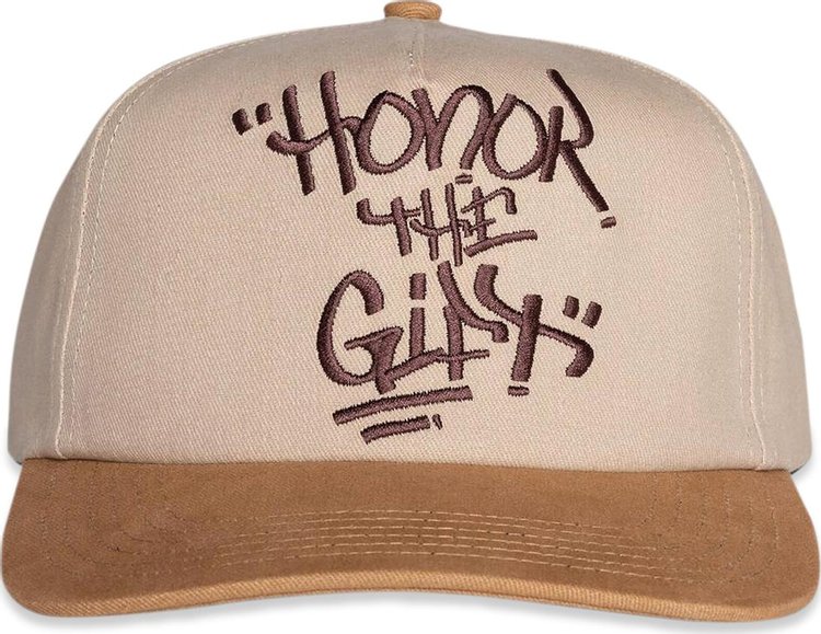 Honor The Gift Script Hat 'Cream'