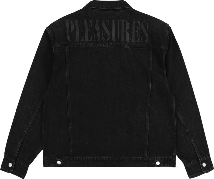 Pleasures Mileage Denim Trucker Jacket Black