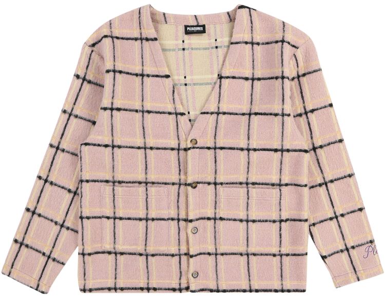 Pleasures Sand Cardigan Purple