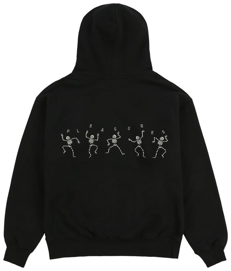 Pleasures Bone Hoodie Black