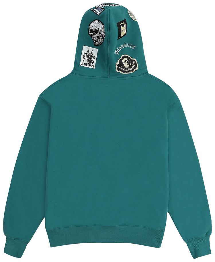 Pleasures Worms Hoodie Green