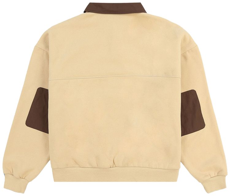Pleasures Tweak Polo Sweatshirt Tan