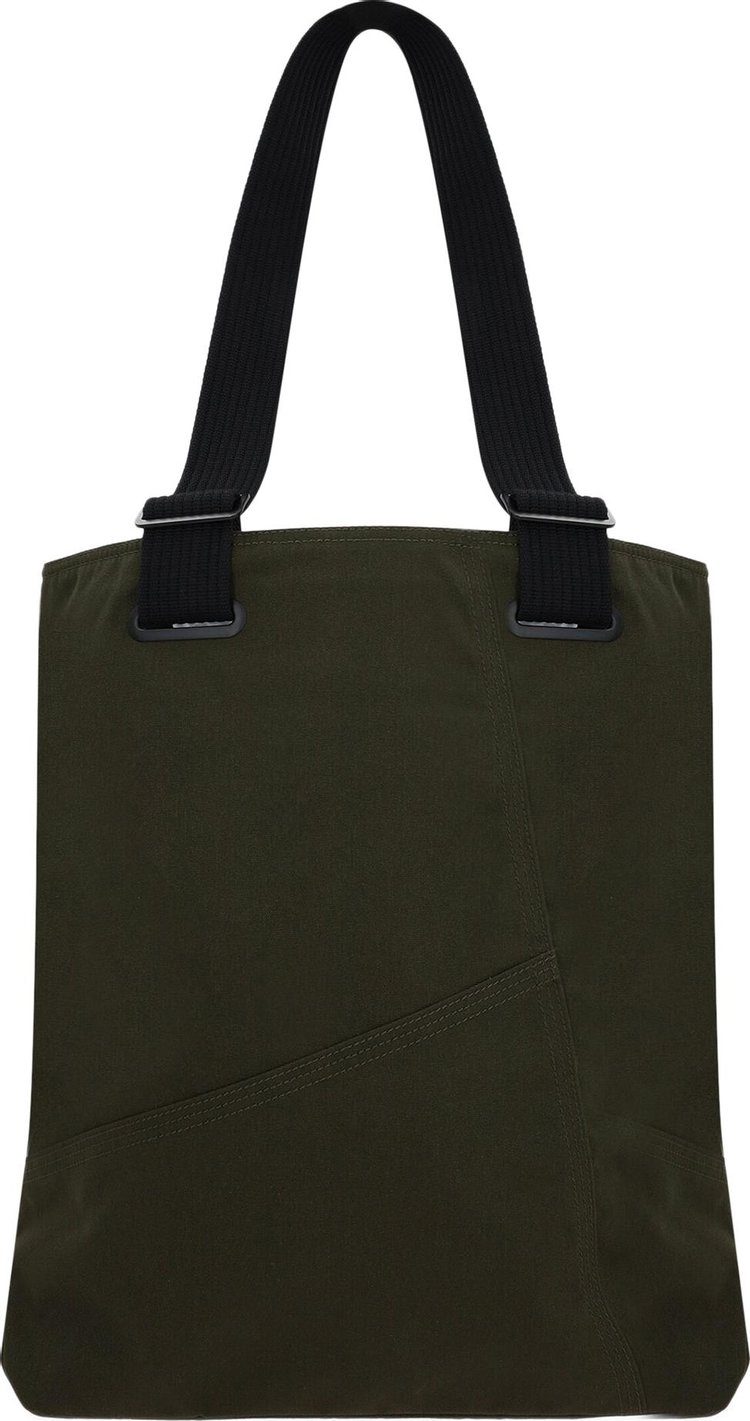 Y 3 Zip Pocket Tote Bag KhakiBlack