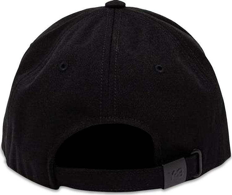 Y 3 Front Webbing Cap Black