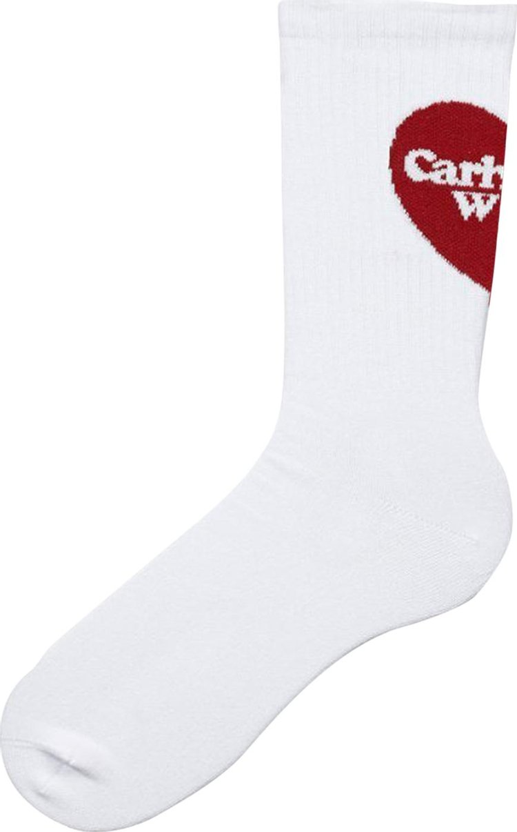 Carhartt WIP Heart Socks 'White'