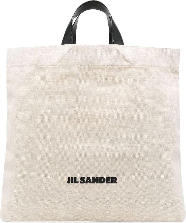 Jil Sander Book Tote Bag 'Cream'